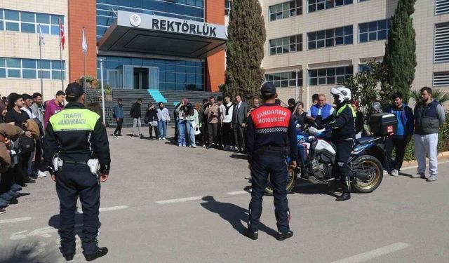 "Bir Kural Bir Ömür " projesi ile motosiklet güvenliği anlatıldı