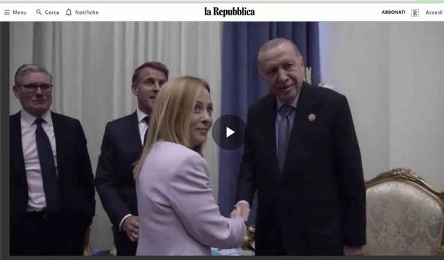 Cumhurbaşkanı Erdoğan’ın İtalya Başbakanı Meloni’ye sigara uyarısı İtalya basınında