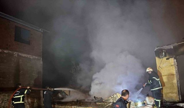 Giresun’da mısır fırını 1 ev ve 1 serentiyi kül etti