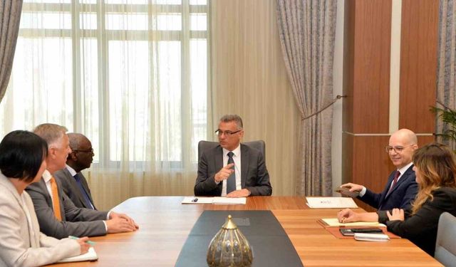 KKTC Cumhurbaşkanı Erhürman, BM Kıbrıs Özel Temsilcisi Diagne ile görüştü