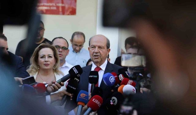 KKTC Cumhurbaşkanı Tatar: "Seçmenin takdirine saygı duymak lazım, seçmen böyle takdir buyurdu"