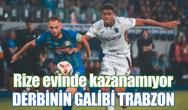 Karadeniz derbisinin kazananı Trabzonspor oldu