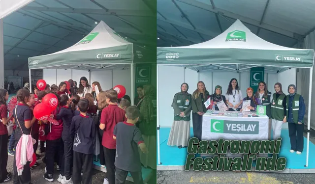 Rize Yeşilay’dan Festivalde Farkındalık Çalışması