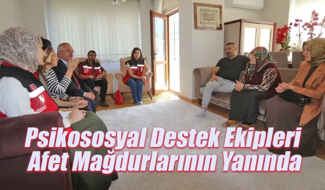 Afedzede Aileye Rize İl Sağlık Müdürlüğünden Psikososyal Destek
