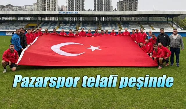 Pazarspor Giresun maçı hazırlıklarını sürdürüyor