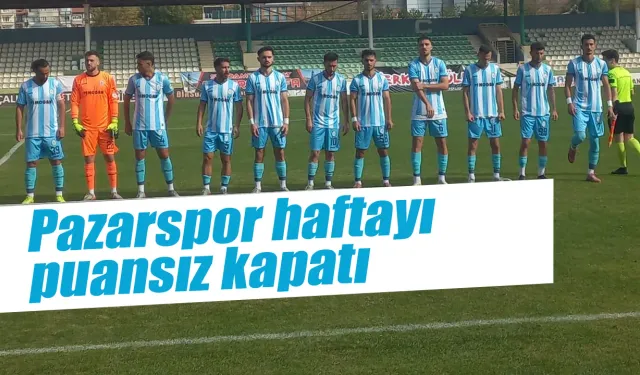 Pazarspor Yozgat deplasmanından puansız dönüyor