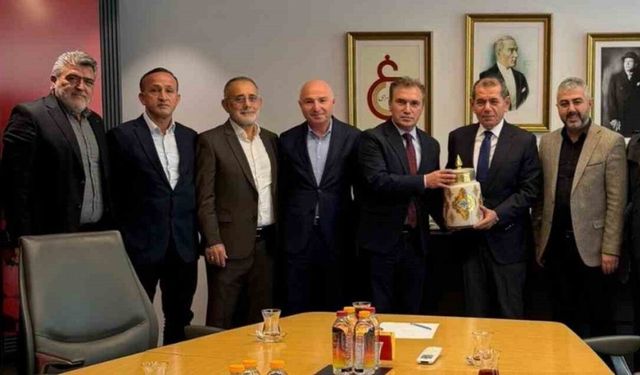 Alucra Kalkınma ve Eğitim Vakfı’ndan, Dursun Özbek’e ziyaret