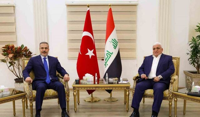 Bakan Fidan, Haşdi Şabi Komisyonu Başkanı Feyyad ile görüştü