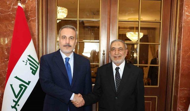 Bakan Fidan, Irak Temsilciler Meclisi Başkanı Meşhedani ile görüştü