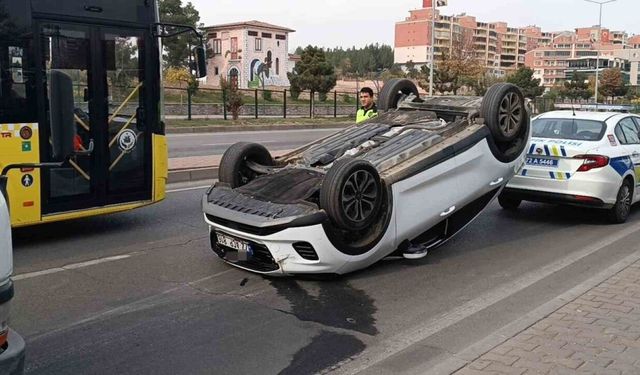 Batman’da otomobil takla attı: 1 yaralı