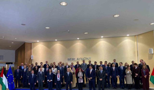 Belçika’da 60 ülkenin katılımı ile Filistin Bağışçılar Grubu toplantısı yapıldı