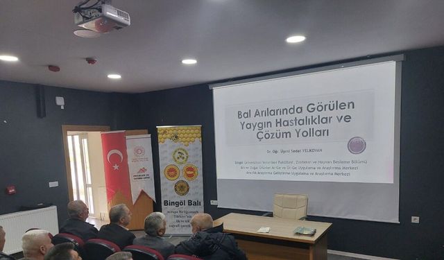 Bingöl’de arıcılara seminer verildi