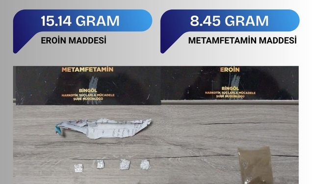 Bingöl’de uyuşturucu operasyonu