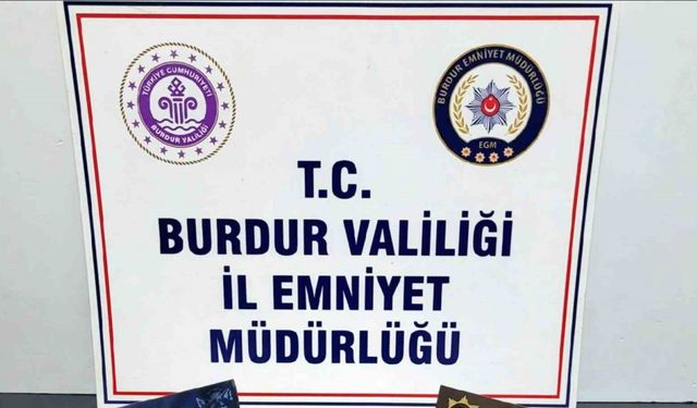 Burdur’da uyuşturucu operasyonu