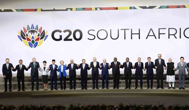 Cumhurbaşkanı Erdoğan, G20 Aile Fotoğrafına Katıldı