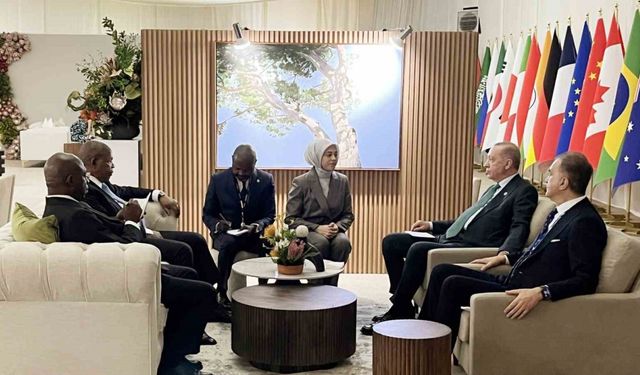 Cumhurbaşkanı Erdoğan, MIKTA liderleriyle bir araya geldi