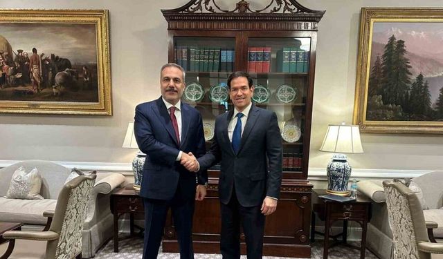 Dışişleri Bakanı Hakan Fidan, ABD’li mevkidaşı Rubio ile bir araya geldi