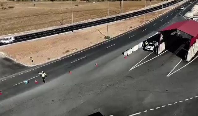 Gercüş’te dron destekli trafik denetimi