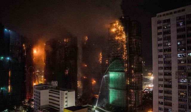 Hong Kong’daki yangın faciasında can kaybı 55’e yükseldi