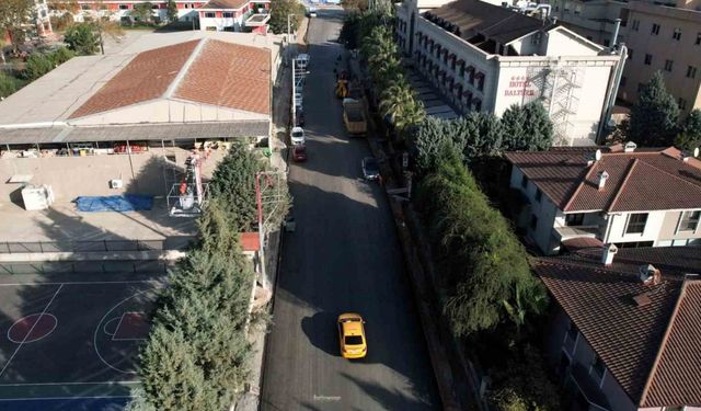 İzmit Şehit Ergün Köncü Caddesi’nde altyapı bitti, asfalt serildi