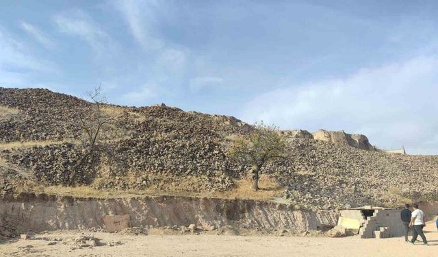 Kaçak kazıda yeraltı şehri çıktı