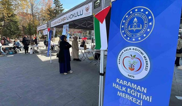 Karaman’da Gazze için hayır panayırı düzenlendi