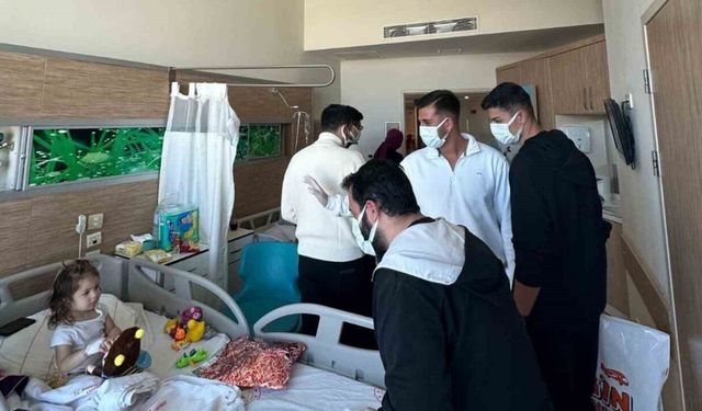 Karaman’da lösemi hastası çocuklar sevindirildi