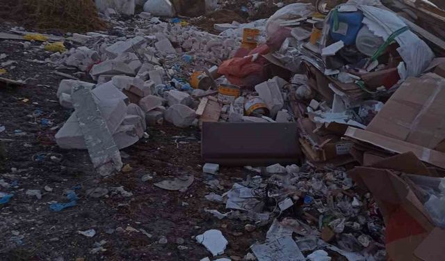 Karamusul Göleti’ne atık döküldü