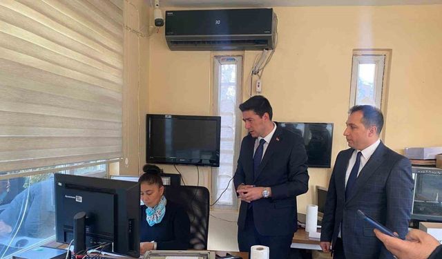 Kaymakam Erdoğan Gümrük Müdürlüğünü ziyaret etti