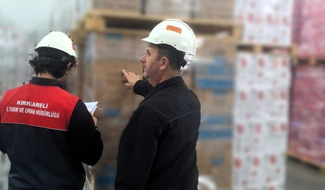 Kırklareli’nde ihracat yapan fabrikalara denetim