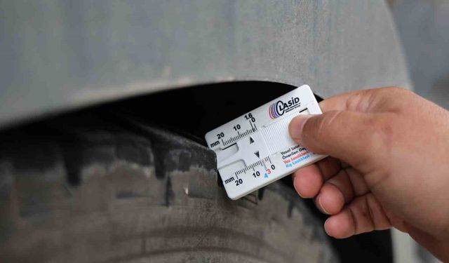 Kış lastiği takmayan sürücülere 5 bin 856 lira ceza