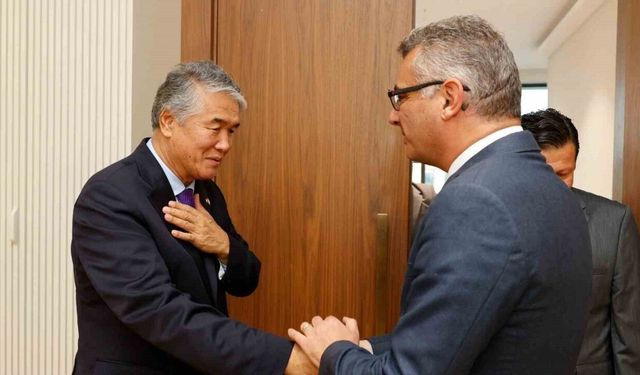 KKTC Cumhurbaşkanı Erhürman, TÜRKSOY Genel Sekreteri Raev’i kabul etti