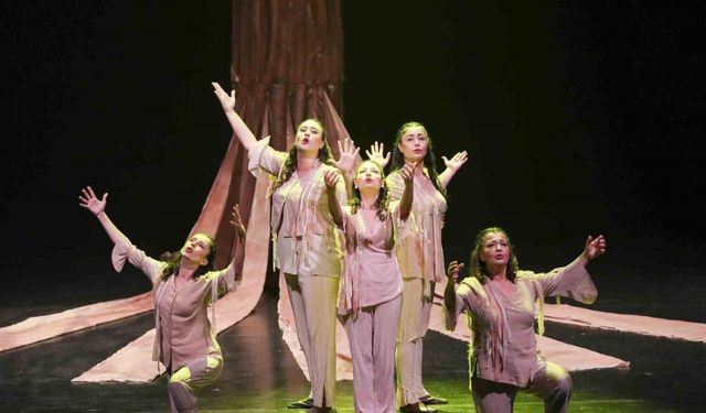 Mersin’de emekli evi üyeleri ‘Ben Anadolu’ oyununa yoğun ilgi gösterdi