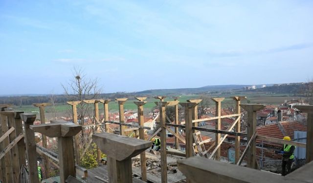 Muradiye Mevlevihanesi ihya çalışmaları devam ediyor