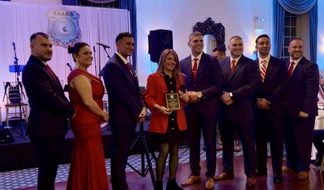 New York’ta Türk Amerikan Kolluk Kuvvetleri’nden İHA’ya ödül