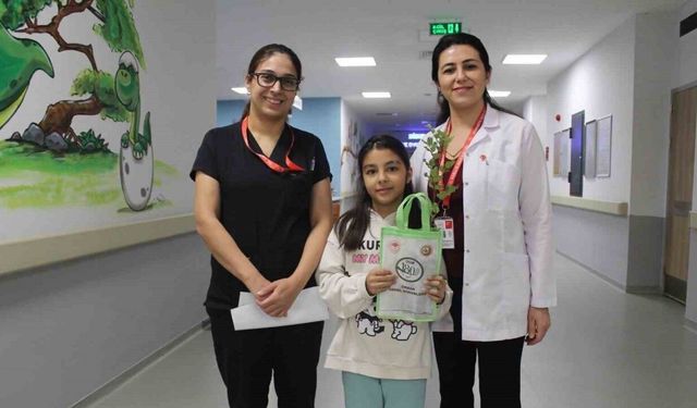Osmaniye’de tedavi gören çocuklara "Her Çocuk Bir Fidandır" etkinliği