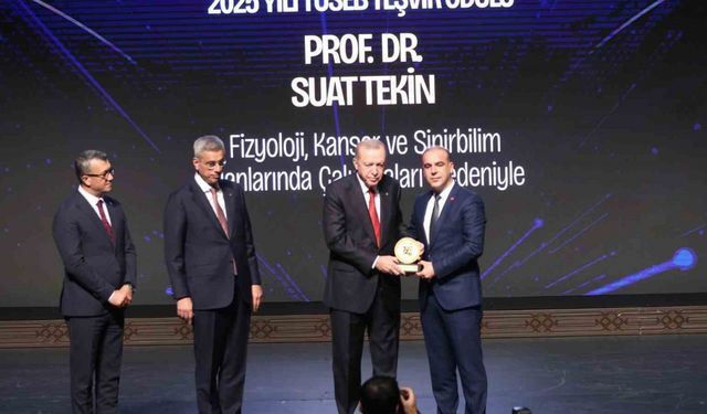 Prof. Dr. Suat Tekin’e TÜSEB Aziz Sancar teşvik ödülü