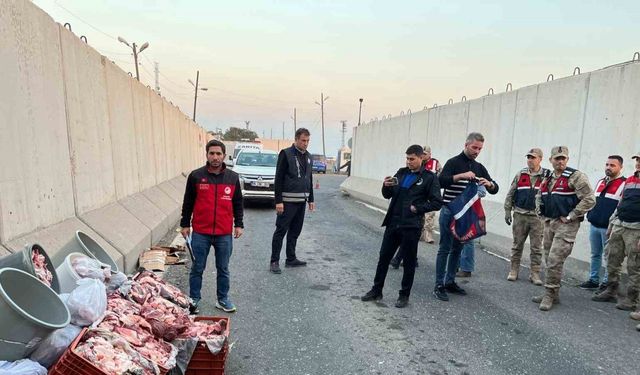 Şanlıurfa’da 1 ton kaçak et ele geçirildi