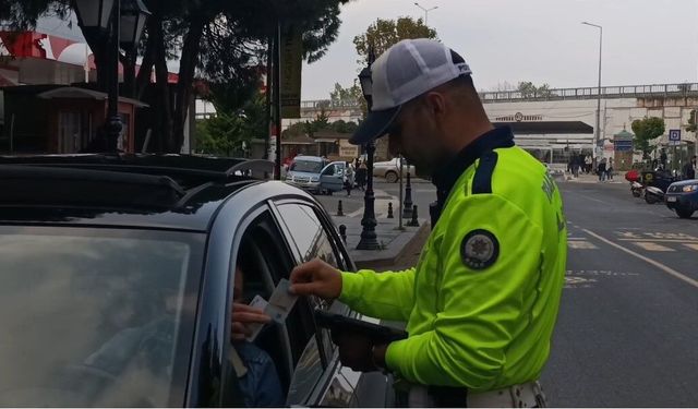 Tekirdağ’da muayenesiz ve cam filmli araçlara ceza