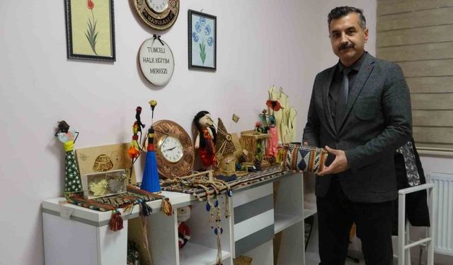 Tunceli Halk Eğitim’den 62 kursla, bin 162 kursiyere eğitim desteği