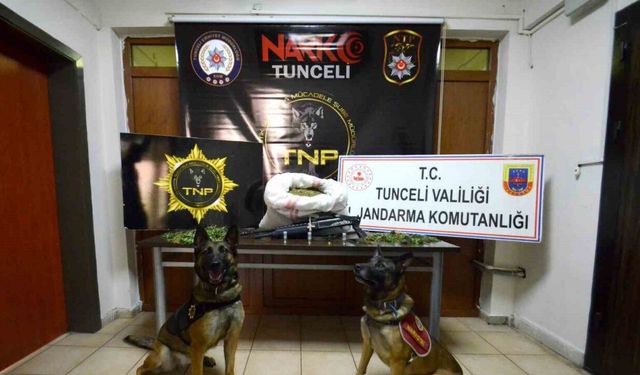 Tunceli merkezli 3 ilde uyuşturucu operasyonu: 23 kilo esrar ele geçirildi