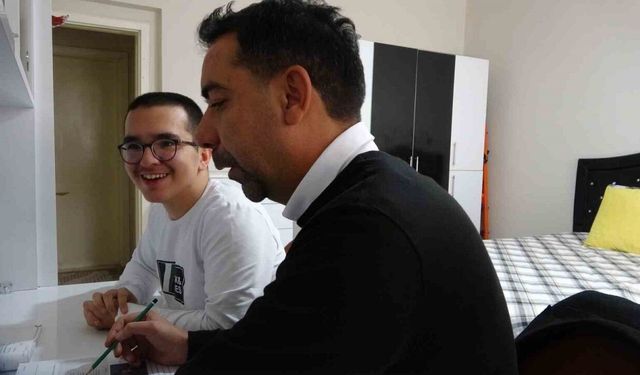 Tunceli’de 10 yıldır evde eğitimle hayata bağlanan Beran’ın azmi ilham veriyor