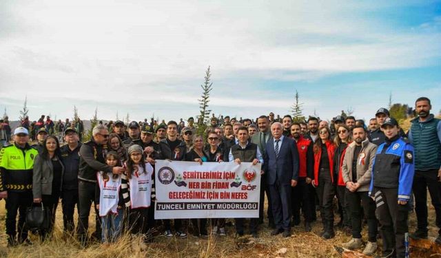 Tunceli’de 3 bin fidan toprakla buluştu