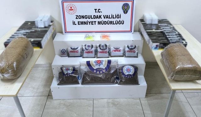 Zonguldak’ta narkotik operasyonda 8 şüpheli yakalandı