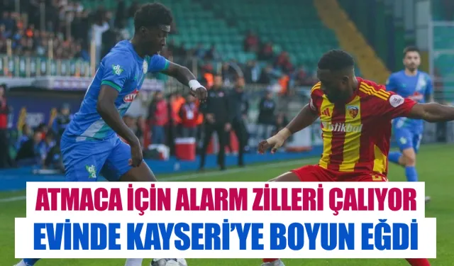 Çaykur Rizespor için alarm zilleri çalıyor