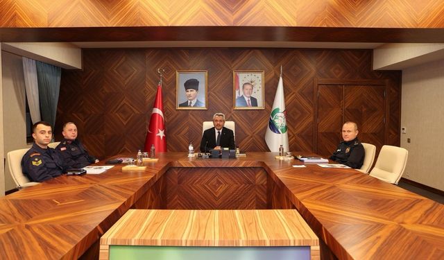 Rize'de Yeni Yıl Güvenlik Tedbirleri Değerlendirildi