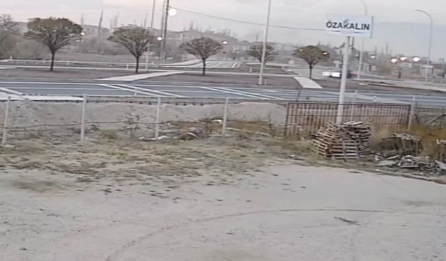 18 kişinin yaralandığı kaza güvenlik kamerasında