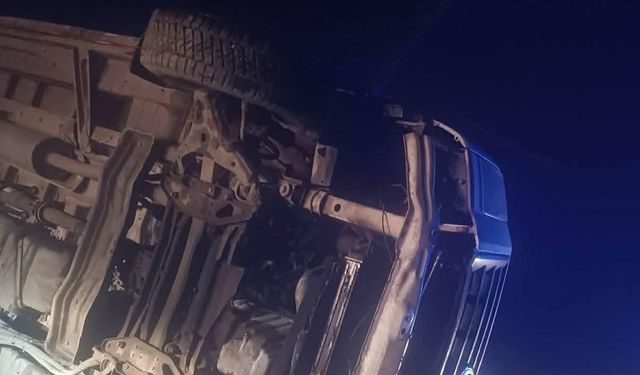 Ankara’da işçi servisi devrildi: 14 yaralı