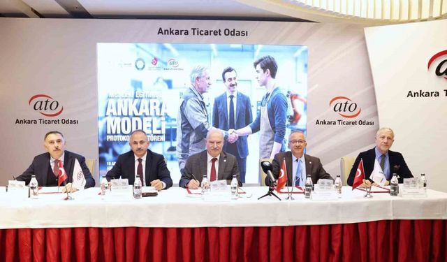 ATO’da ‘Mesleki Eğitimde Ankara Modeli’ için 5 kurumdan güç birliği