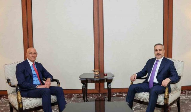 Bakan Fidan, ABD Suriye Özel Temsilcisi Barrack’ı kabul etti